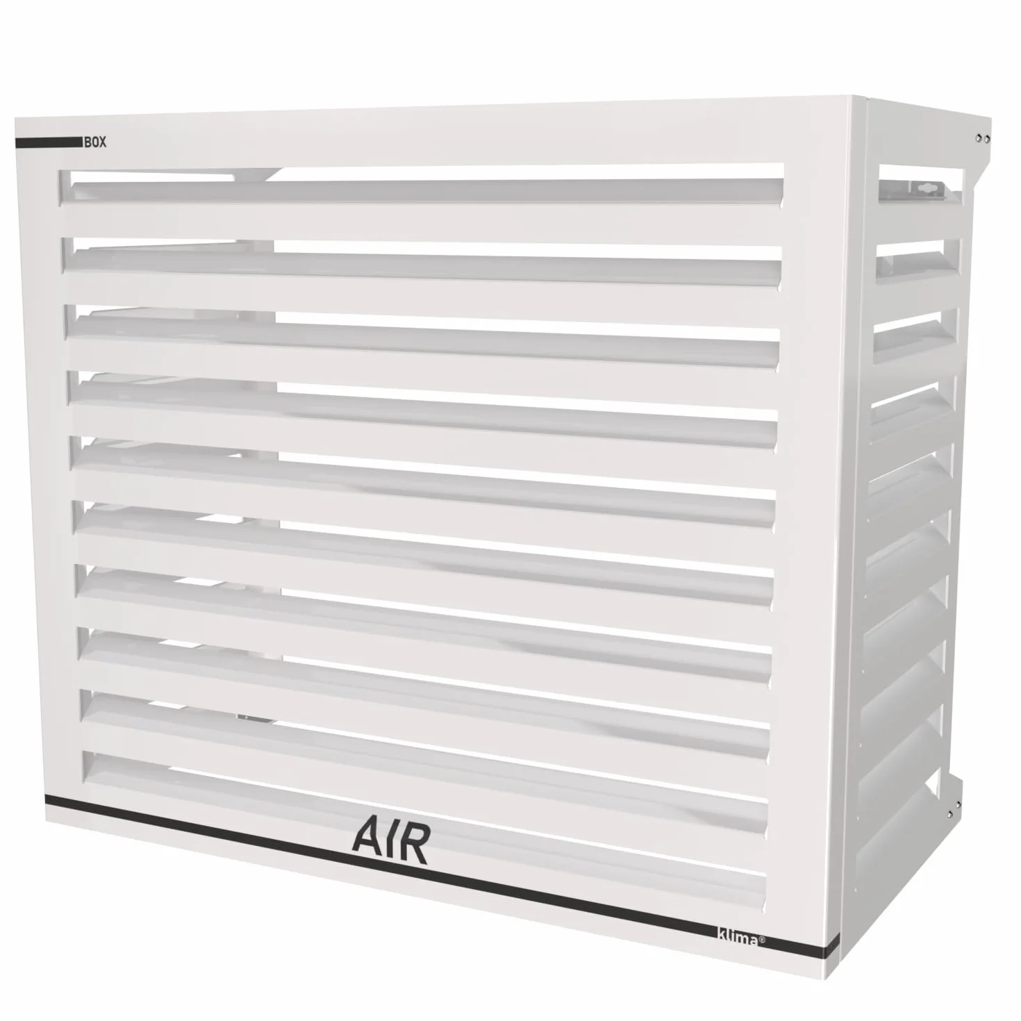 Klima Cover Clima Blade M Bianco – Copri Condizionatore Esterno in Alluminio Composito, Staffe INOX Regolabili