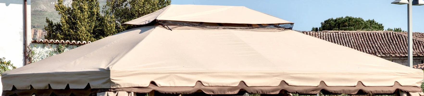 Ricambio Top Superiore per Gazebo Adventure 3x4 Ecru Impermeabile