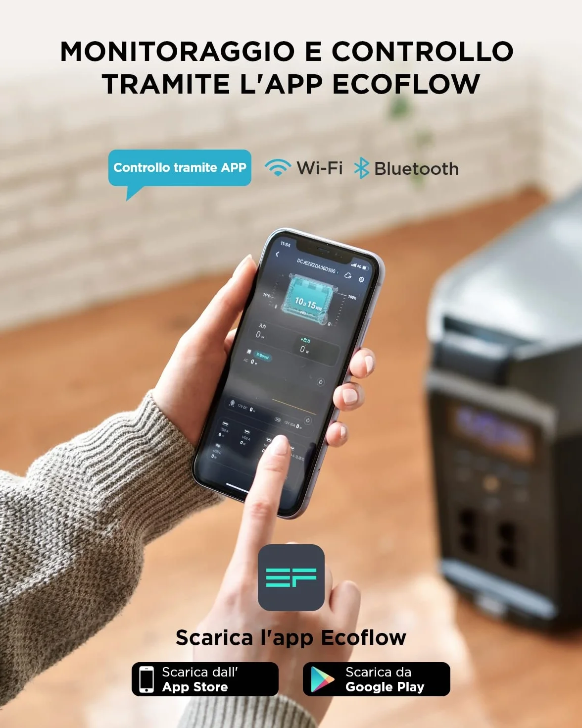 ECOFLOW DELTA Pro Generatore di Energia Portatile 3,6 kWh-25 kWh Ricondizionato