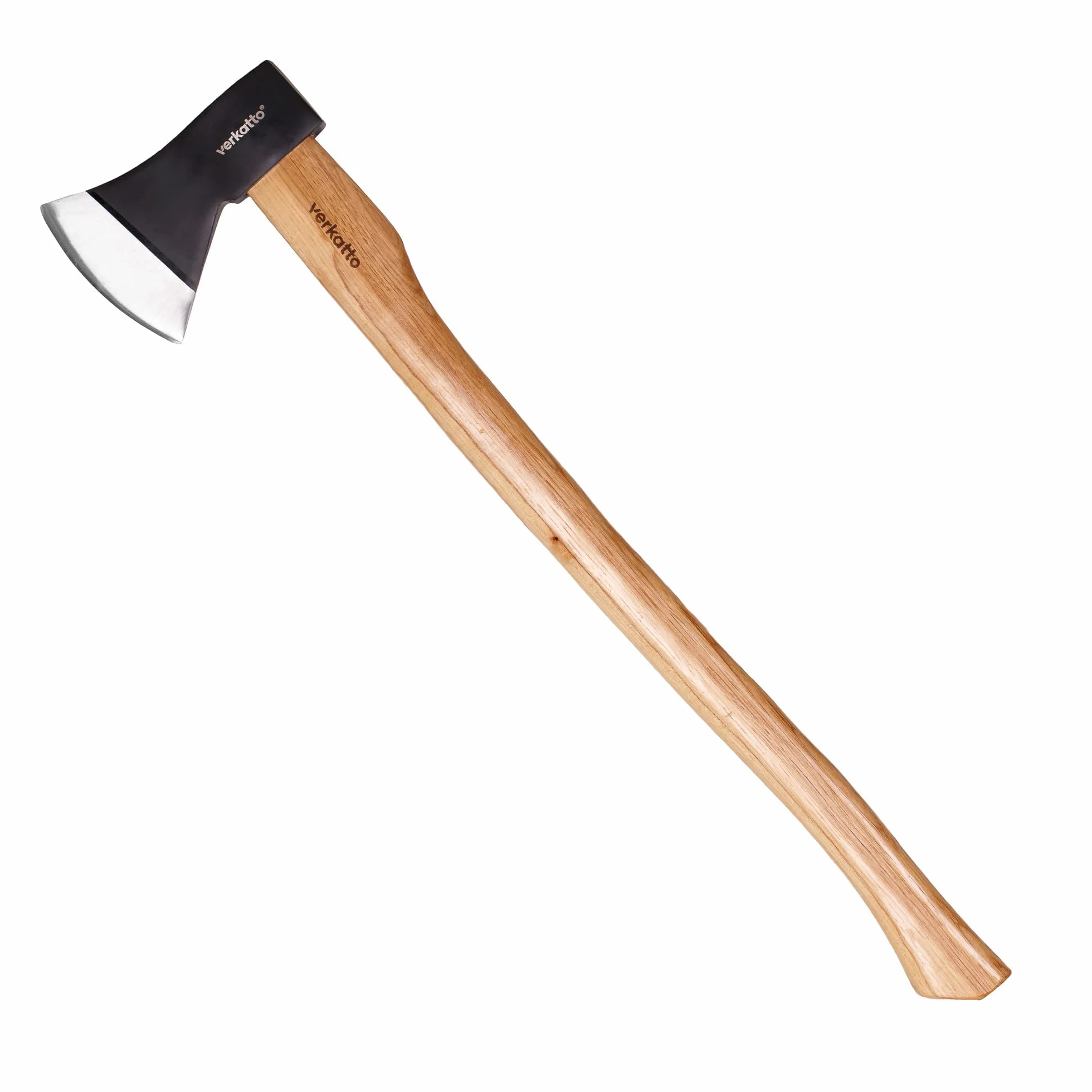 Mivos Ascia Lunga 1600 g 93 cm Spaccalegna Acciaio Manico Legno Hickory Accetta da Spacco Universale