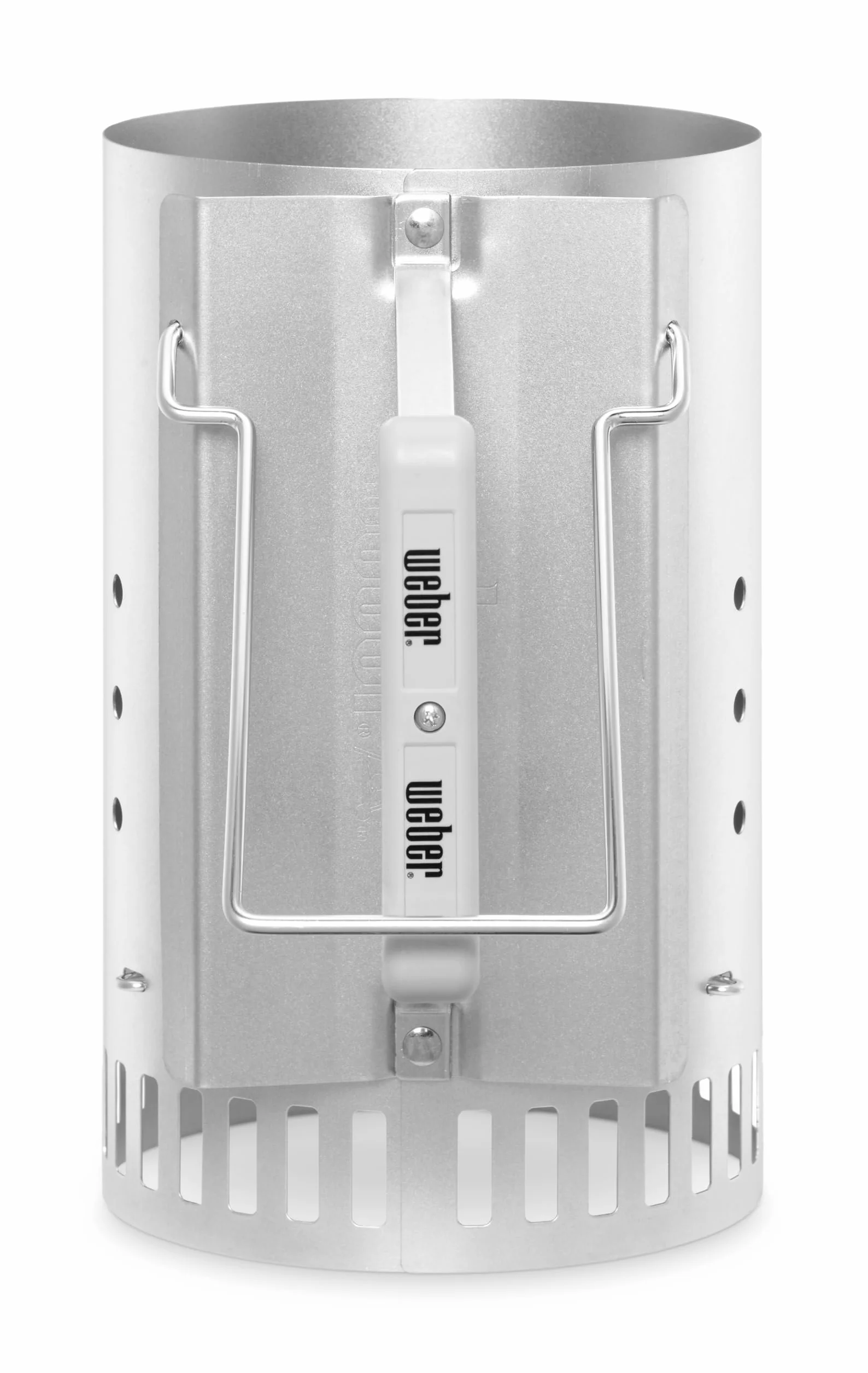 Weber Fireplace Starter Grande 32 cm Altezza 2 Maniglie per Griglie a Carbonella 47 cm