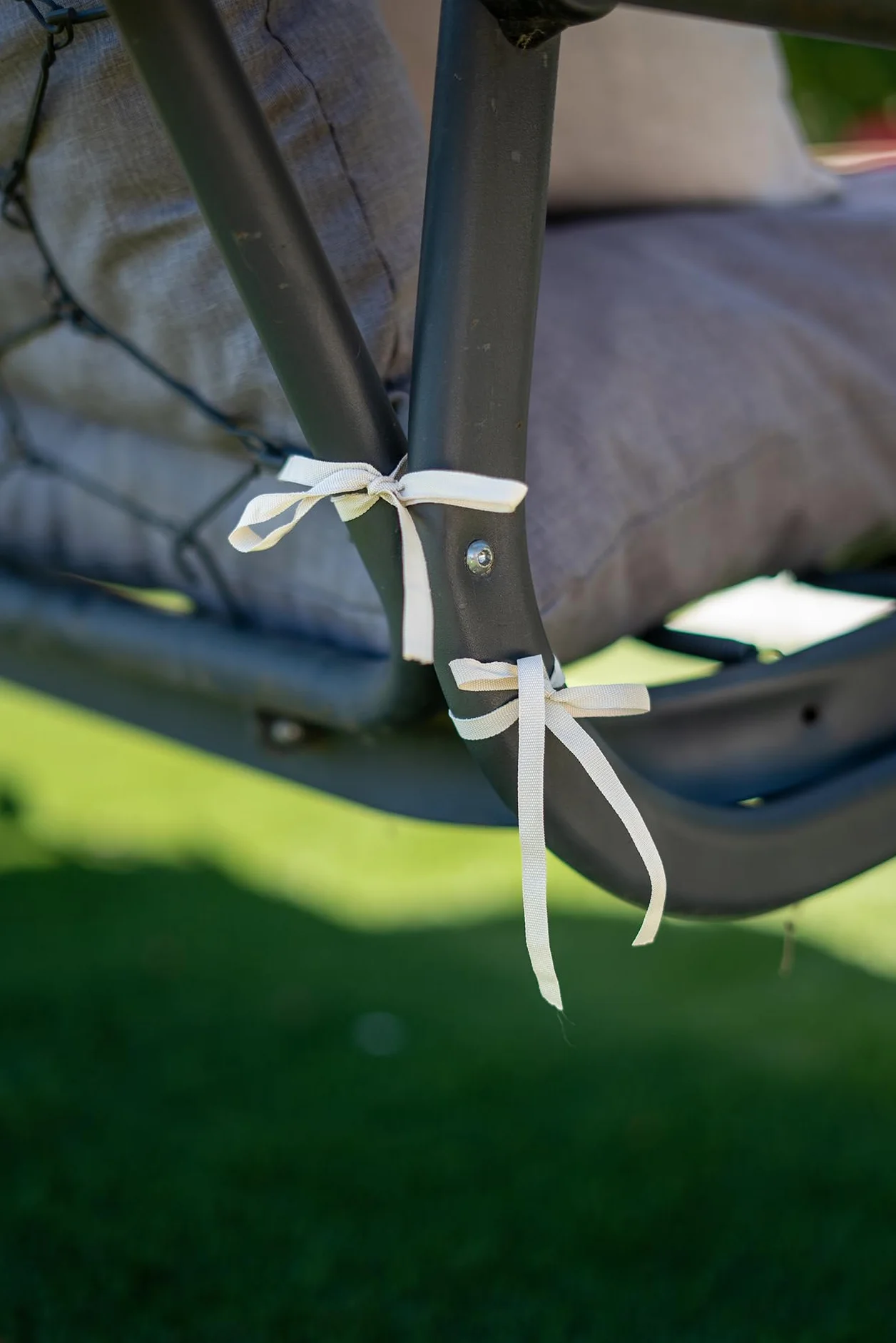 Cuscini per Dondolo 4 posti (170x52x12cm) - Incluso anche il tettuccio coordinato - 100% Made in Italy - Ideale per esterni (giardini e cortili) - Telaio non incluso