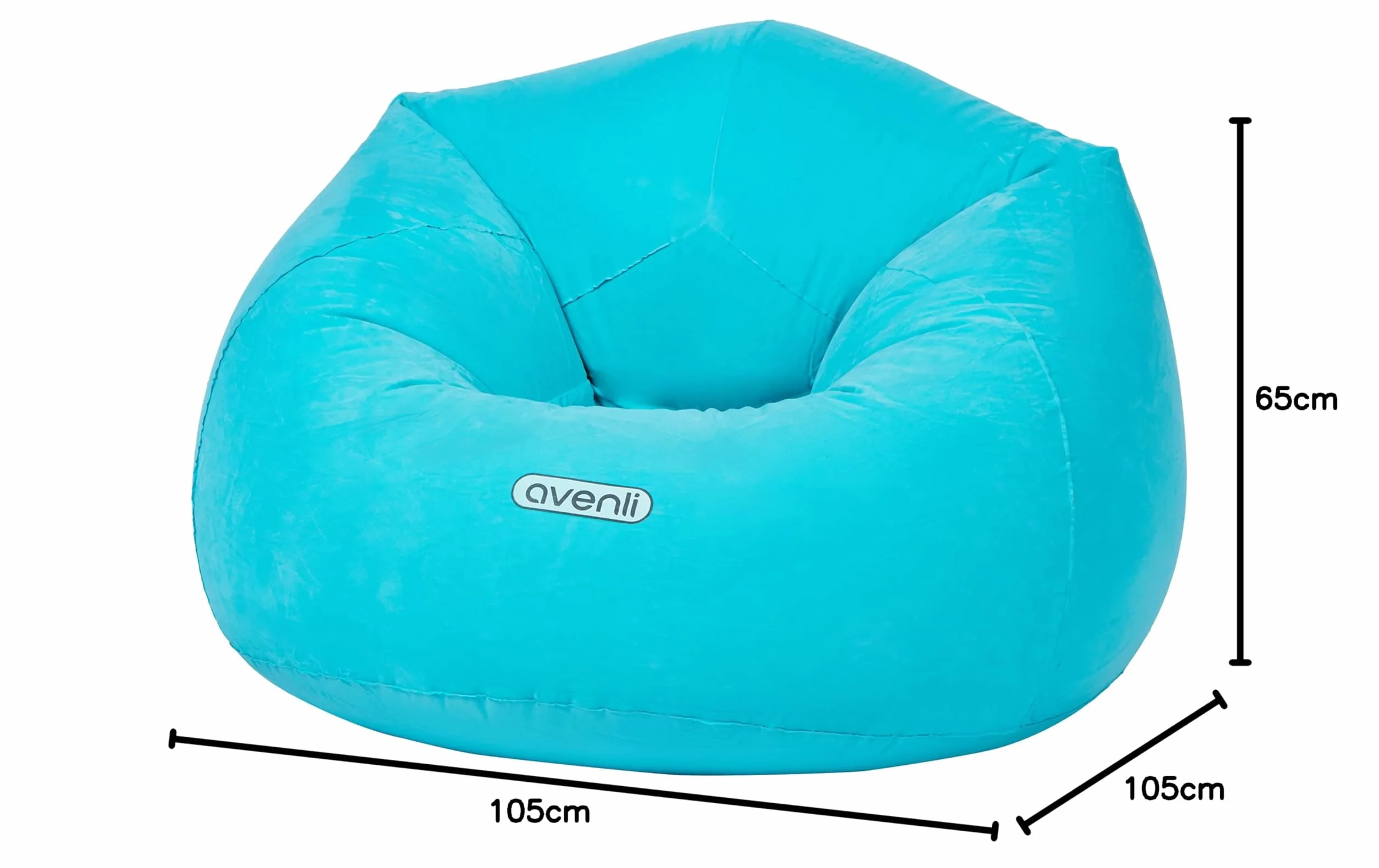 Poltrona gonfiabile 105 x 105 x 65 cm Rosi
