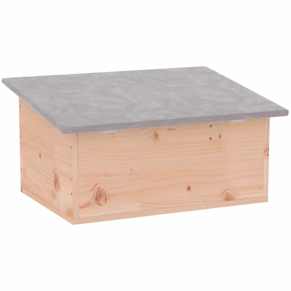 vidaXL Gabbia da Giardino per Ricci Legno Casetta Rifugio Animali Piccoli