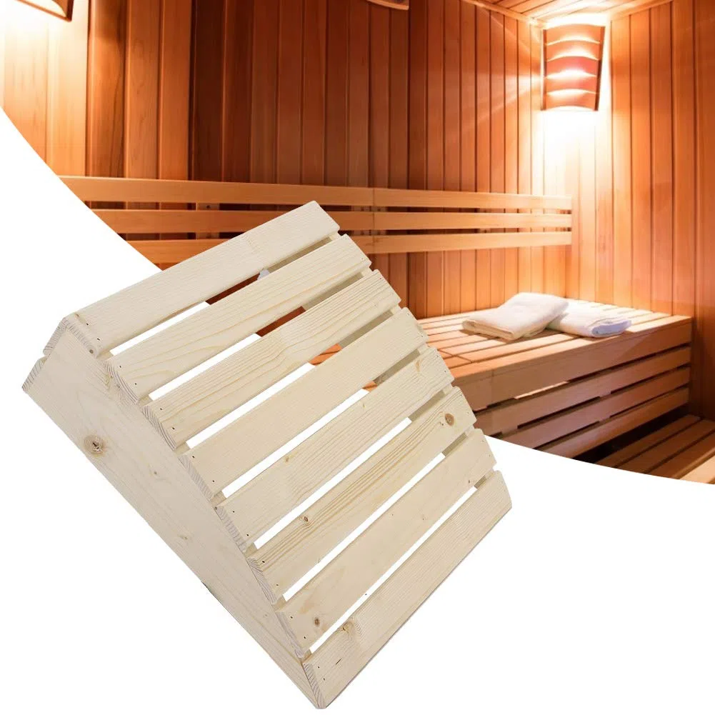 Cuscino per Schienale per Sauna in Legno Premium, Poggiatesta per Supporto del Collo e Testa