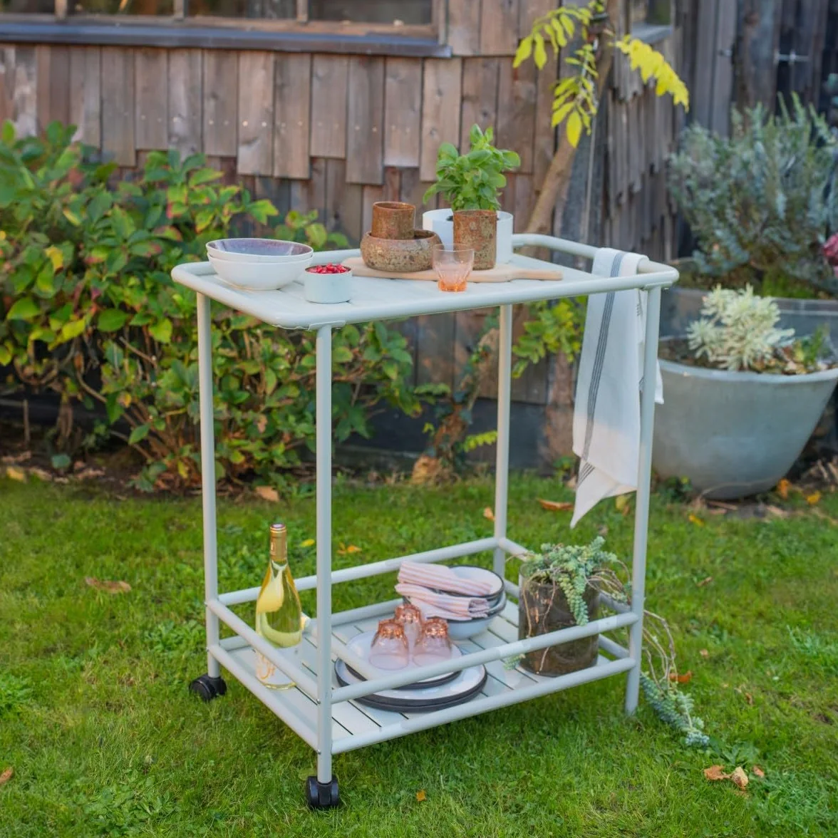 LIVOO Desserte de jardin GS163C 61 x 42 cm Blanc