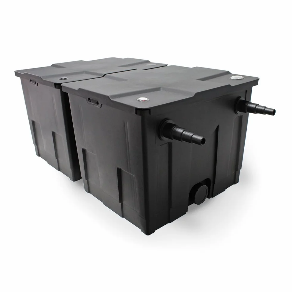 Set per laghetti fino a 60000l Filtro Chiarificatore UVC 36W Pompa 80W Tubo 25m