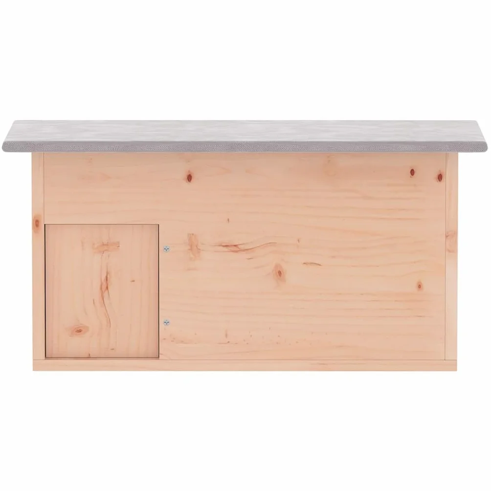 vidaXL Gabbia da Giardino per Ricci Legno Casetta Rifugio Animali Piccoli