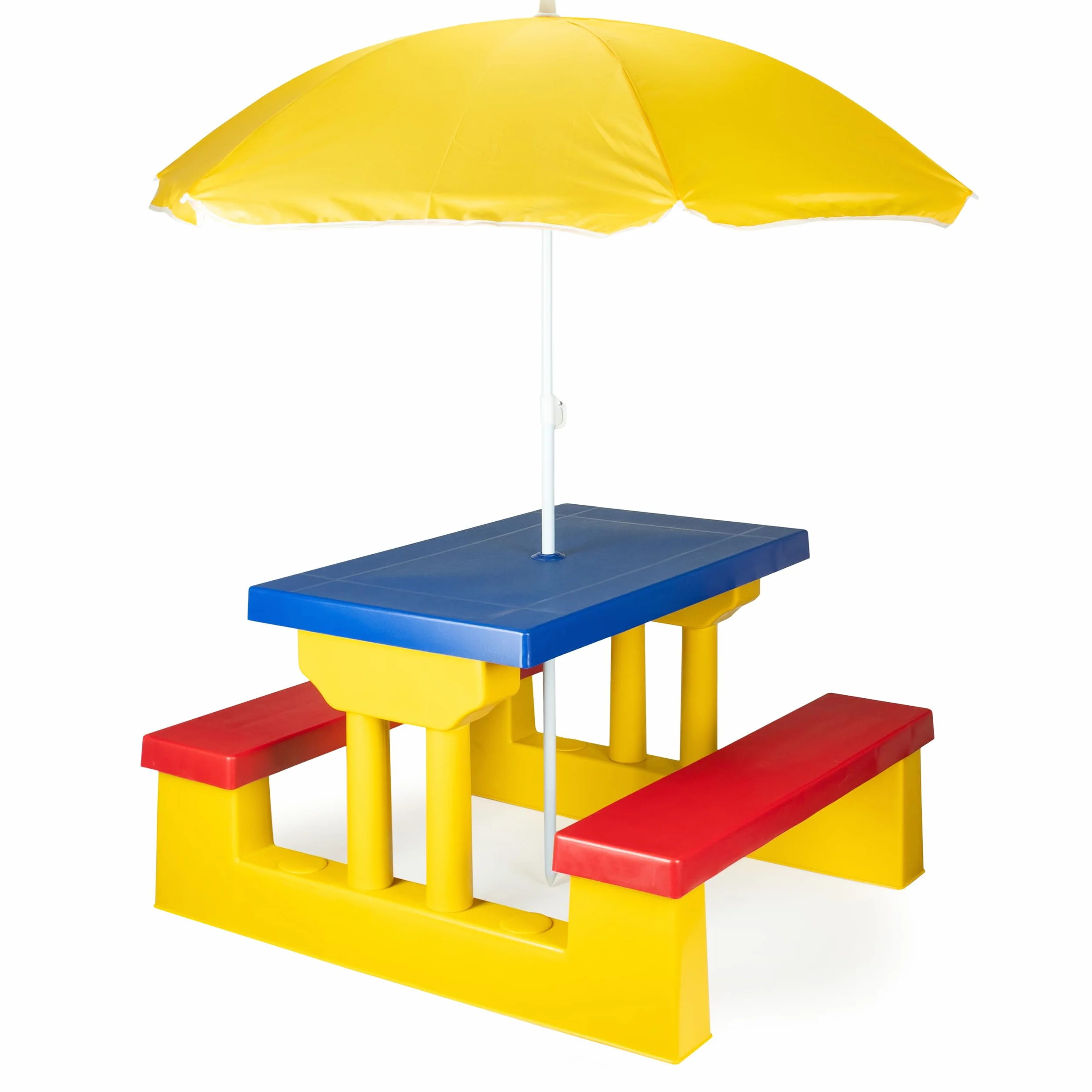 COIL Tavolo da Giardino per Bambini con Panche e Ombrellone Rimovibile