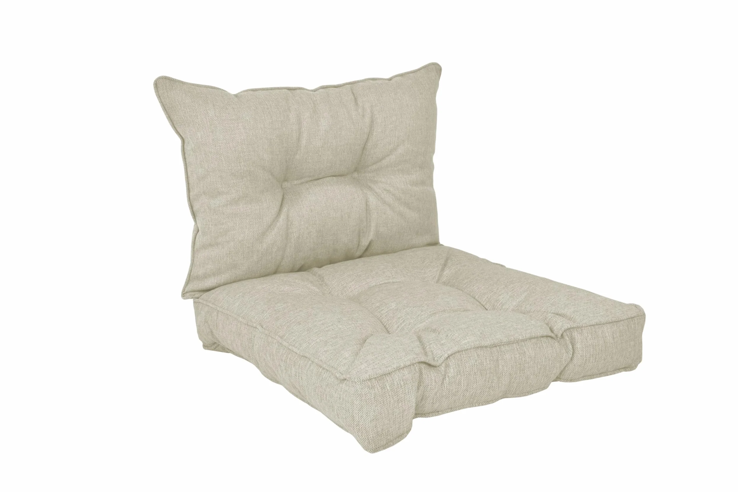 POKAR Set 2 Cuscini per Sedia da Esterno: Seduta 70x70x10 + Schienale 70x40x10 | Impermeabile e Idrorepellente | Cuscini per Divano, Sedie in Rattan e Arredamento da Giardino | Made in EU | Antracite