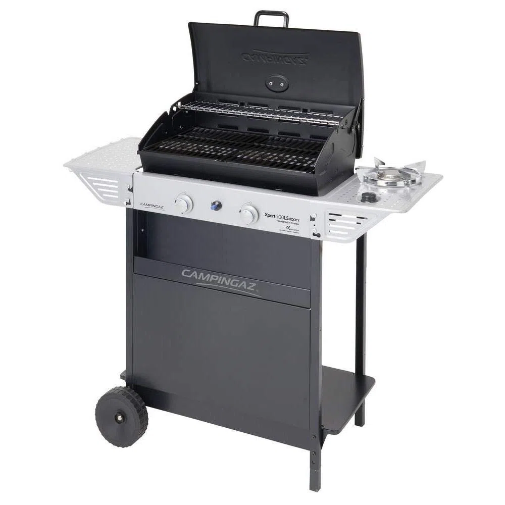 Campingaz Xpert 200 LS Rocky Barbecue a Gas, Grigio Scuro, 108 x 50 x 99 cm