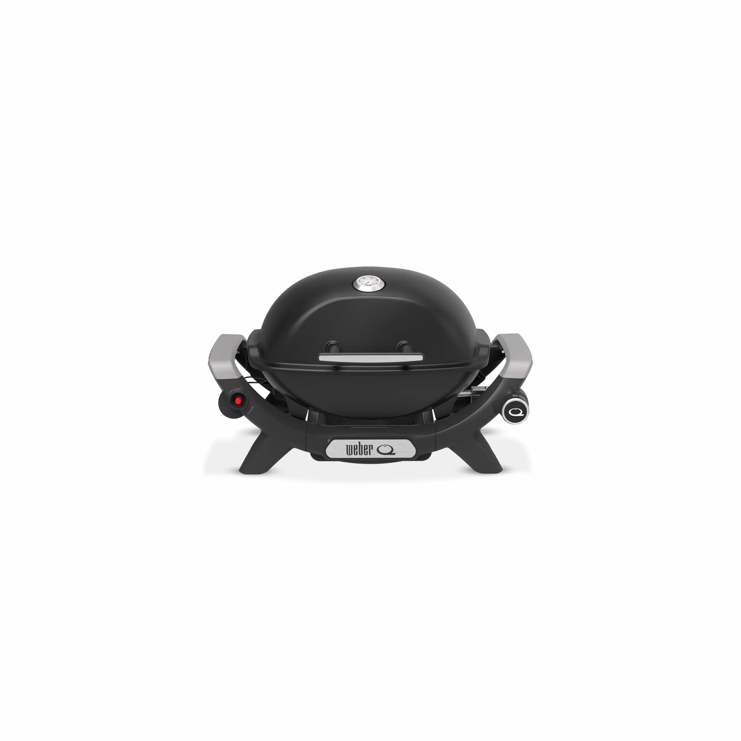 Weber Q 1100N barbecue a gas 42x31 cm superficie di cottura portatile 1 bruciatore griglia ghisa smaltata nero