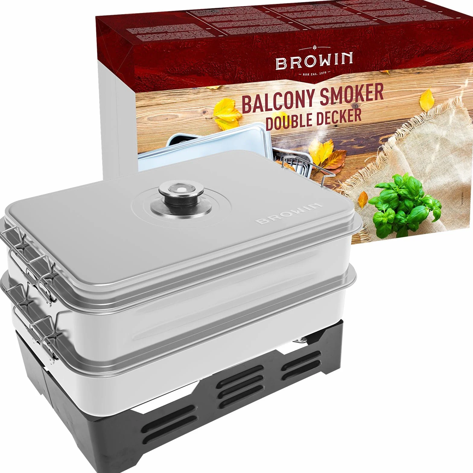 BROWIN 330007 Smokehouse XL z regulowaną pojemnością