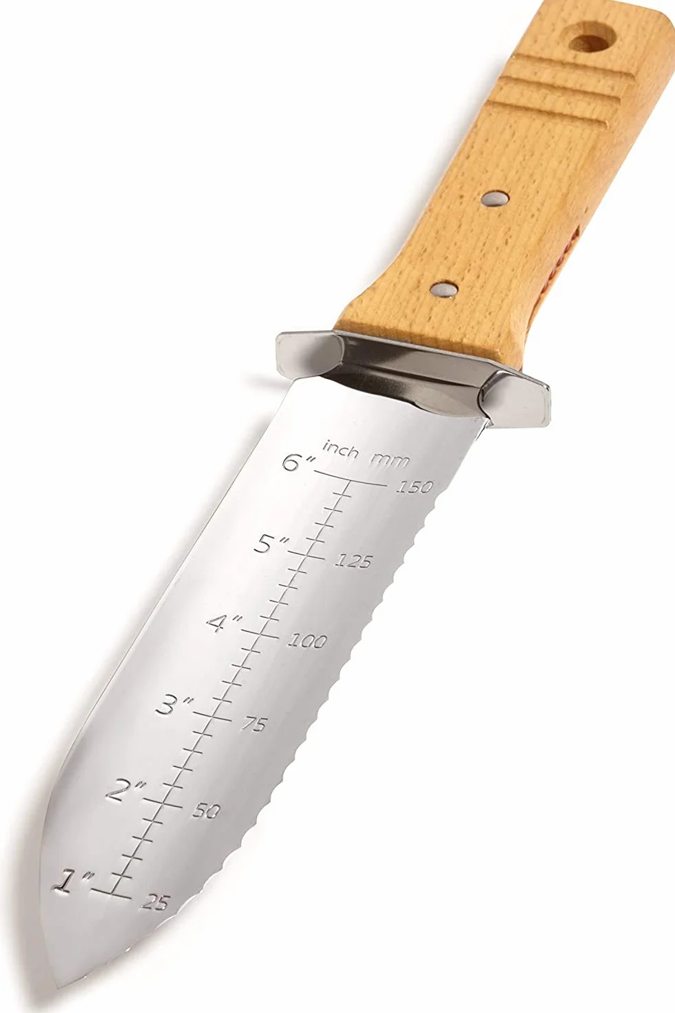 Nisaku Hori Hori trapiantatore da giardino in acciaio inox Made in Japan