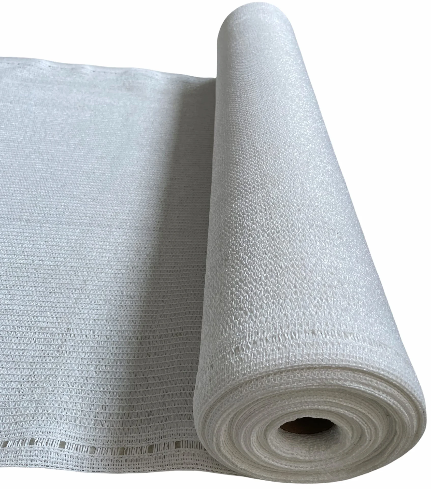 Rete Ombreggiante oscurante frangisole ad alta schermatura (90%) con cimosa e asole ideale per giardini, parcheggi, balconi, rimessaggi | 2x50 Metri Bianca