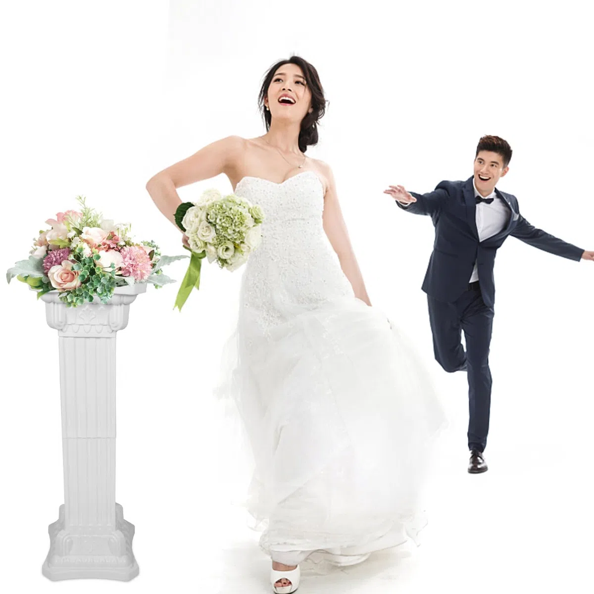 BESPORTBLE Colonna Romana Decorativa Stile Retro Per Matrimoni Statue Eleganti Per Giardino Decorazioni Esterne