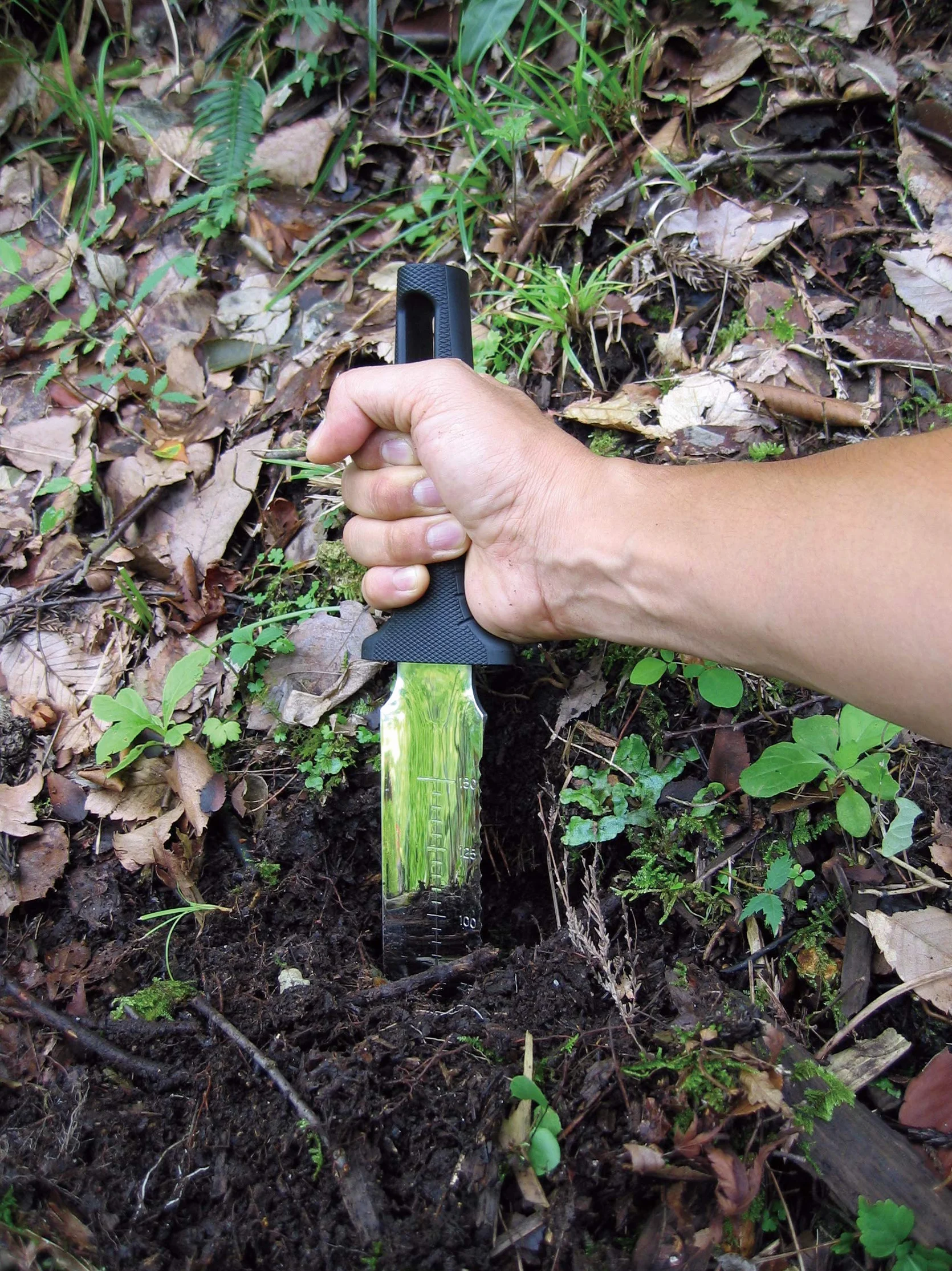 Nisaku Coltello da Scavo, Coltello da Giardino in Acciaio Inox Yamakatana 800 Made in Japan