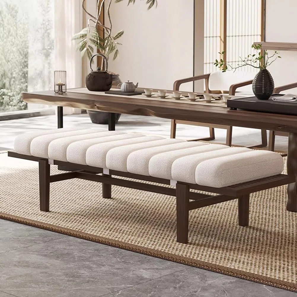 Generico Cuscino per Panca Interni 4,5 Cm Spesso Cuscino per Seduta120/150/100x40 Cm 90 X 30 Cm Antiscivolo Rettangolare Cuscini per Panca per Ingresso Finestra a Bovindo Patio,Marrone,30x180cm