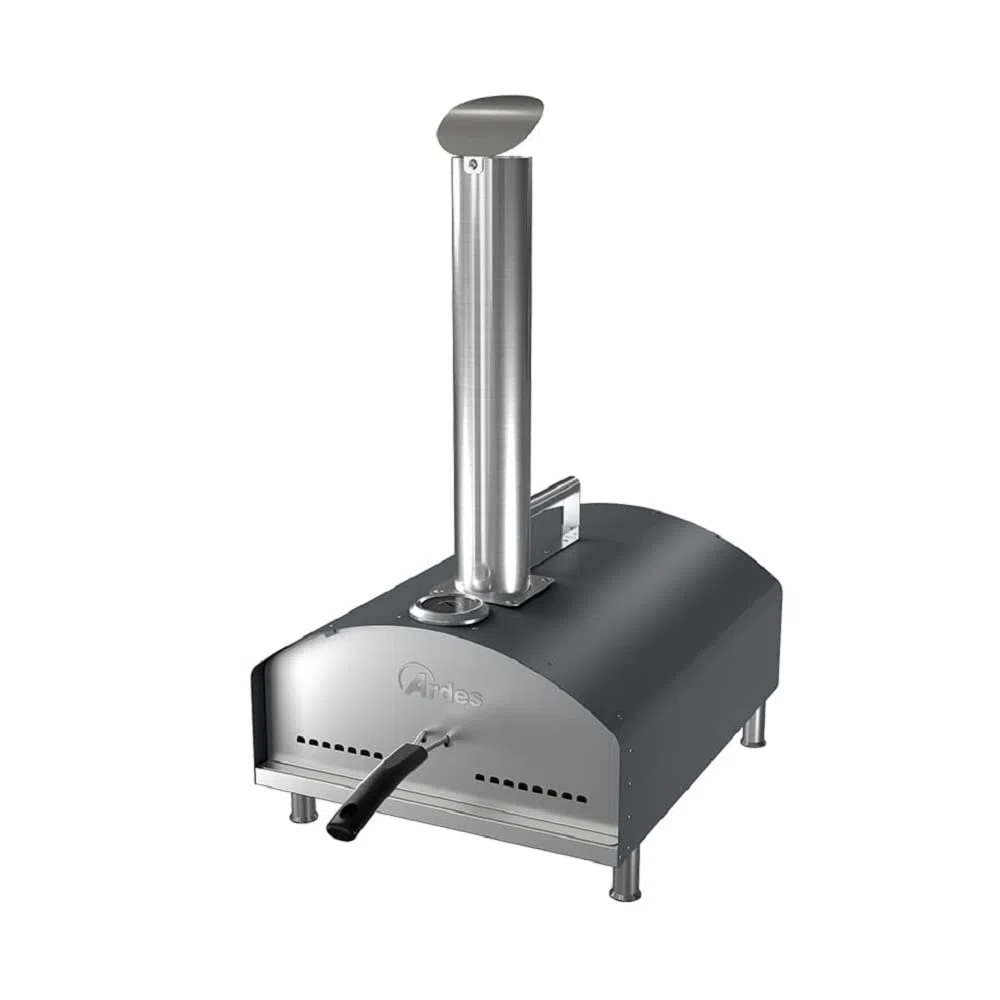 ARDES ARPIZ02 Forno Pizza DANTE Acciaio Inox con Pala Spatola e Pietra Refrattaria