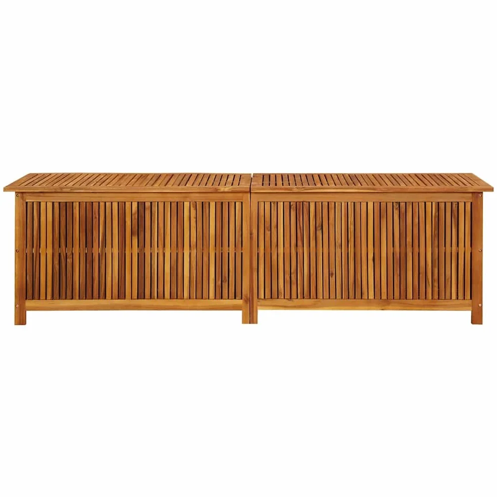 vidaXL Contenitore da Giardino 200x50x58cm Legno Massello Acacia
