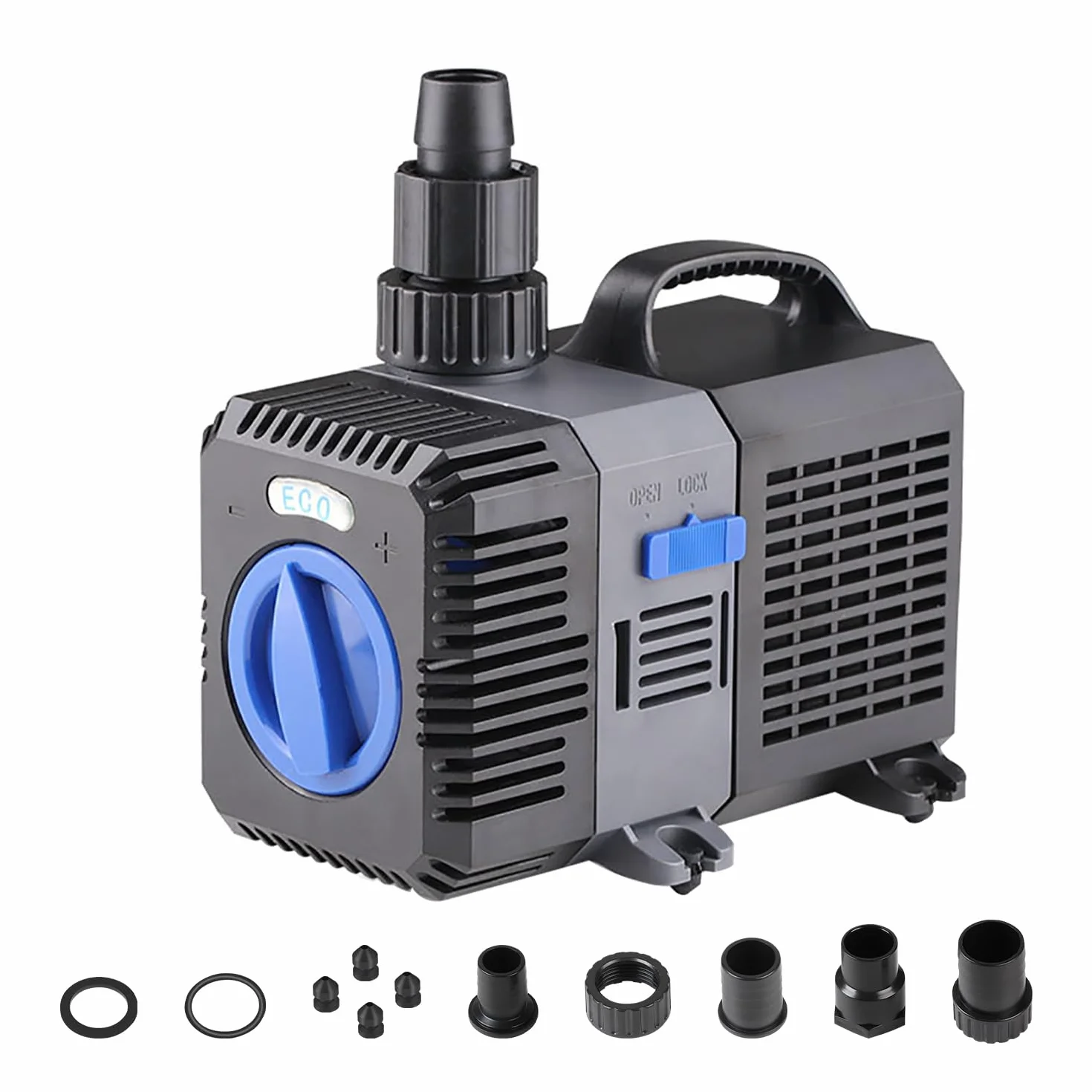 EXLECO Super Eco Pompa per Filtro a Laghetto 3000L/H 10W - Risparmio Energetico per Stagno o Acquario CTP-2800