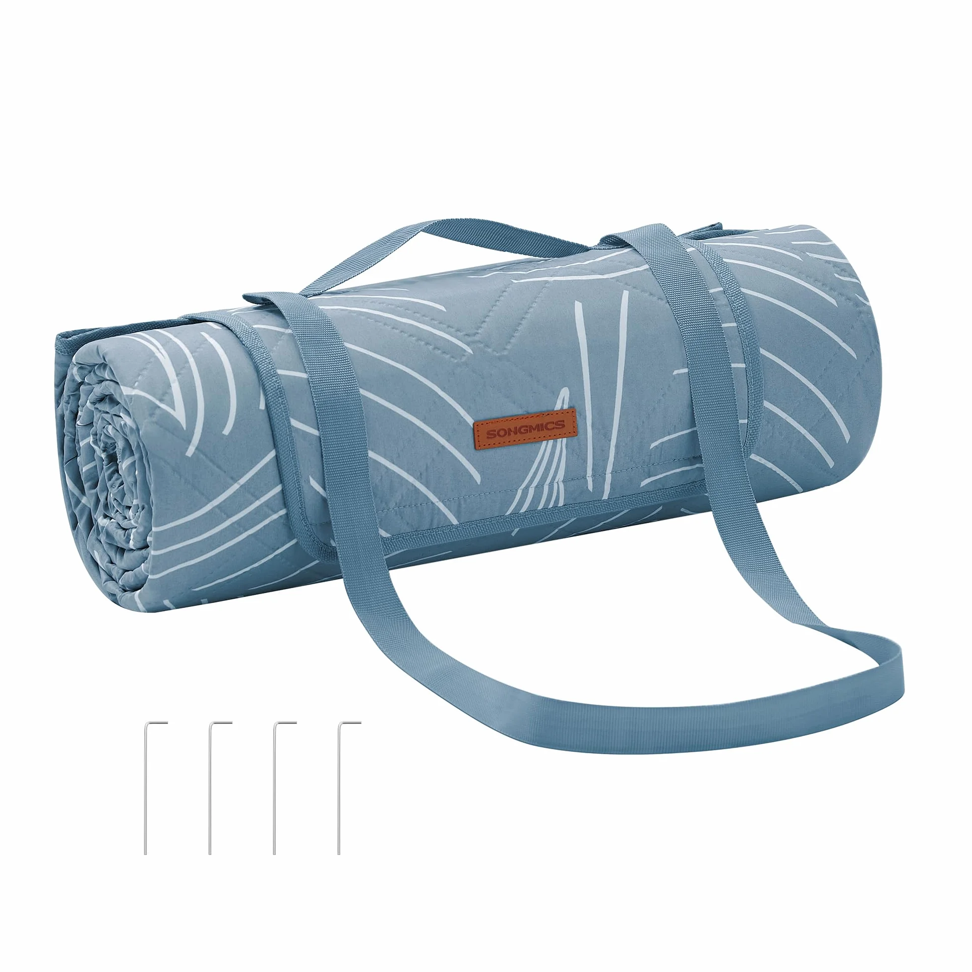 SONGMICS Coperta Picnic 300x200 cm Impermeabile Lavabile Pieghevole GCM310Q03