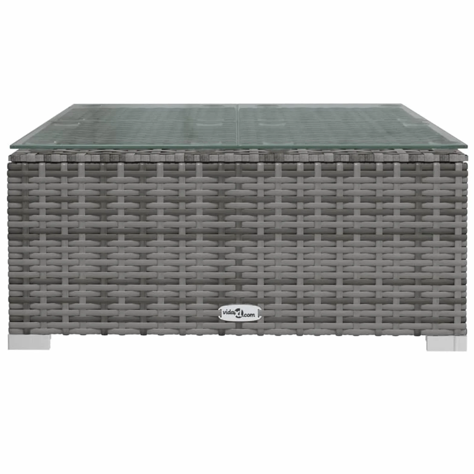 3pz Divano da Esterno, Salotto da Giardino, Divano Rattan, Divani da Giardino, Set Divano Giardino per Esterno, con Cuscini in Polyrattan Grigio