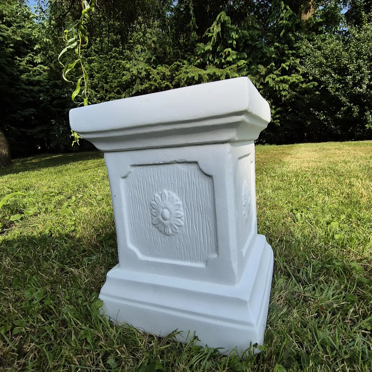 FABRIQ Kolumna dekoracyjna szara 20x20x25 cm 17 kg