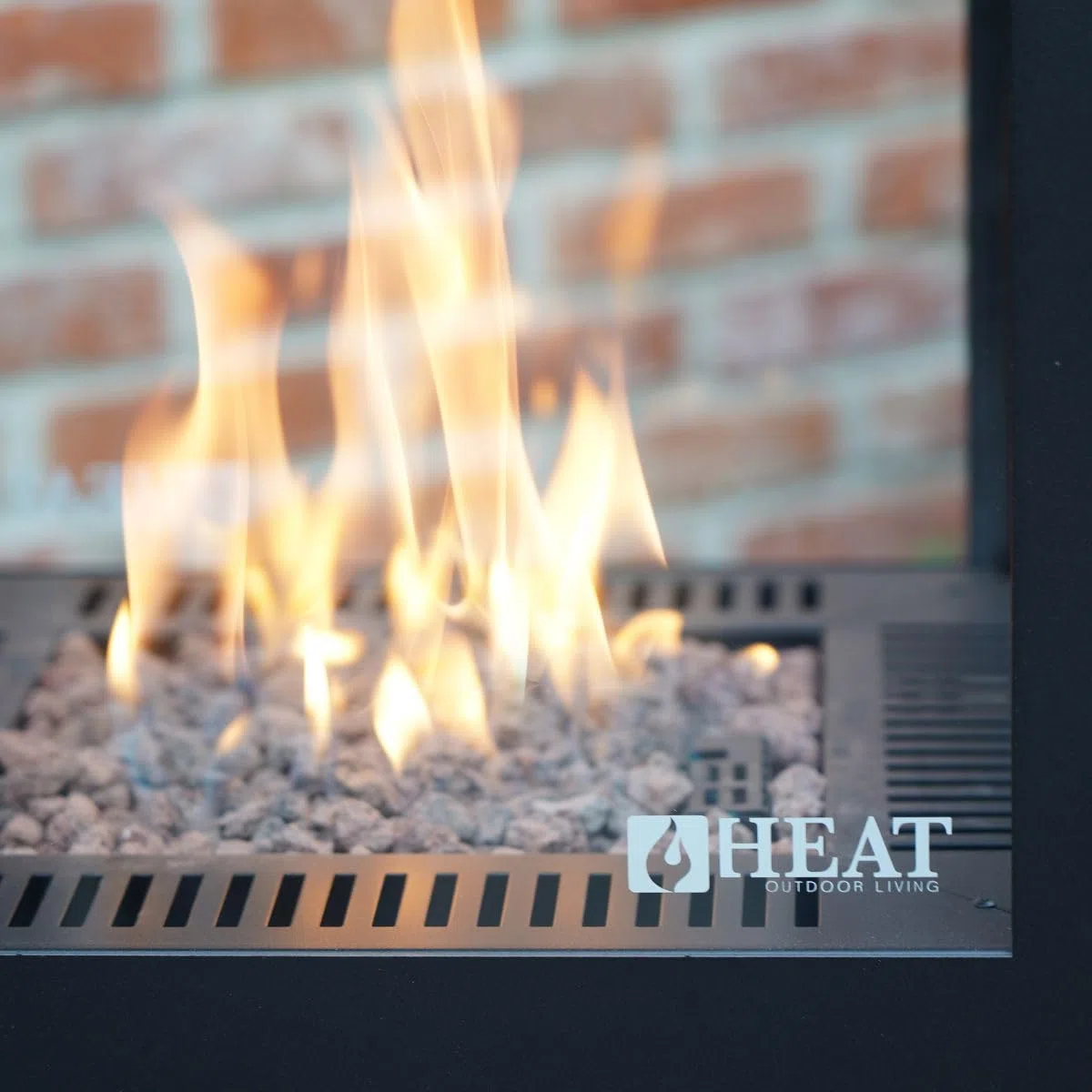 Utevarme Camino a gas per terrazza 6,5 kW 40 x 28 x 132 cm Acciaio stufa a gas nero