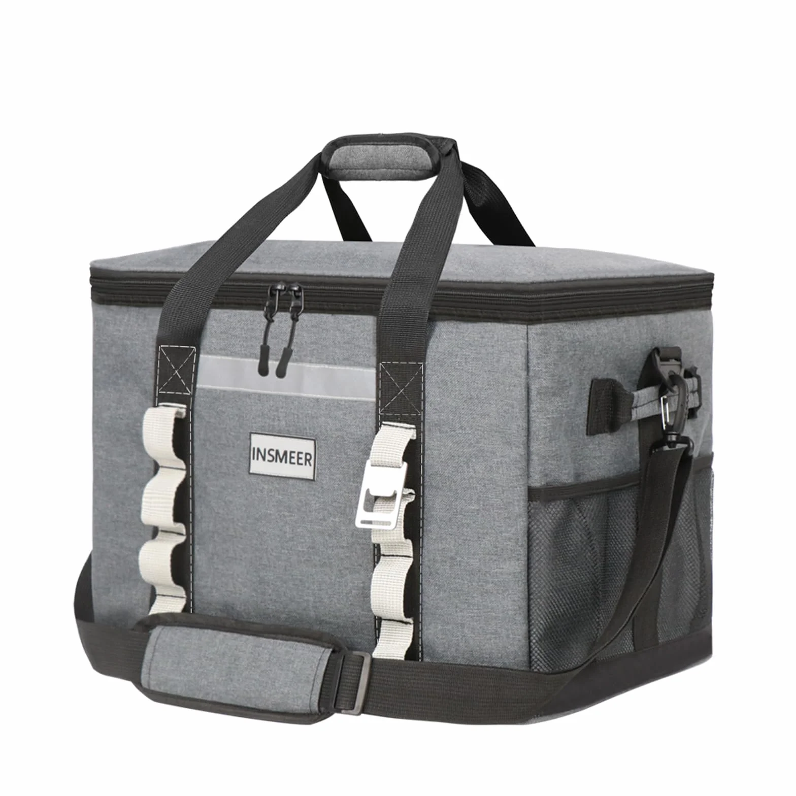 INSMEER Borsa Termica Pieghevole 48 L, Impermeabile per Picnic Escursioni
