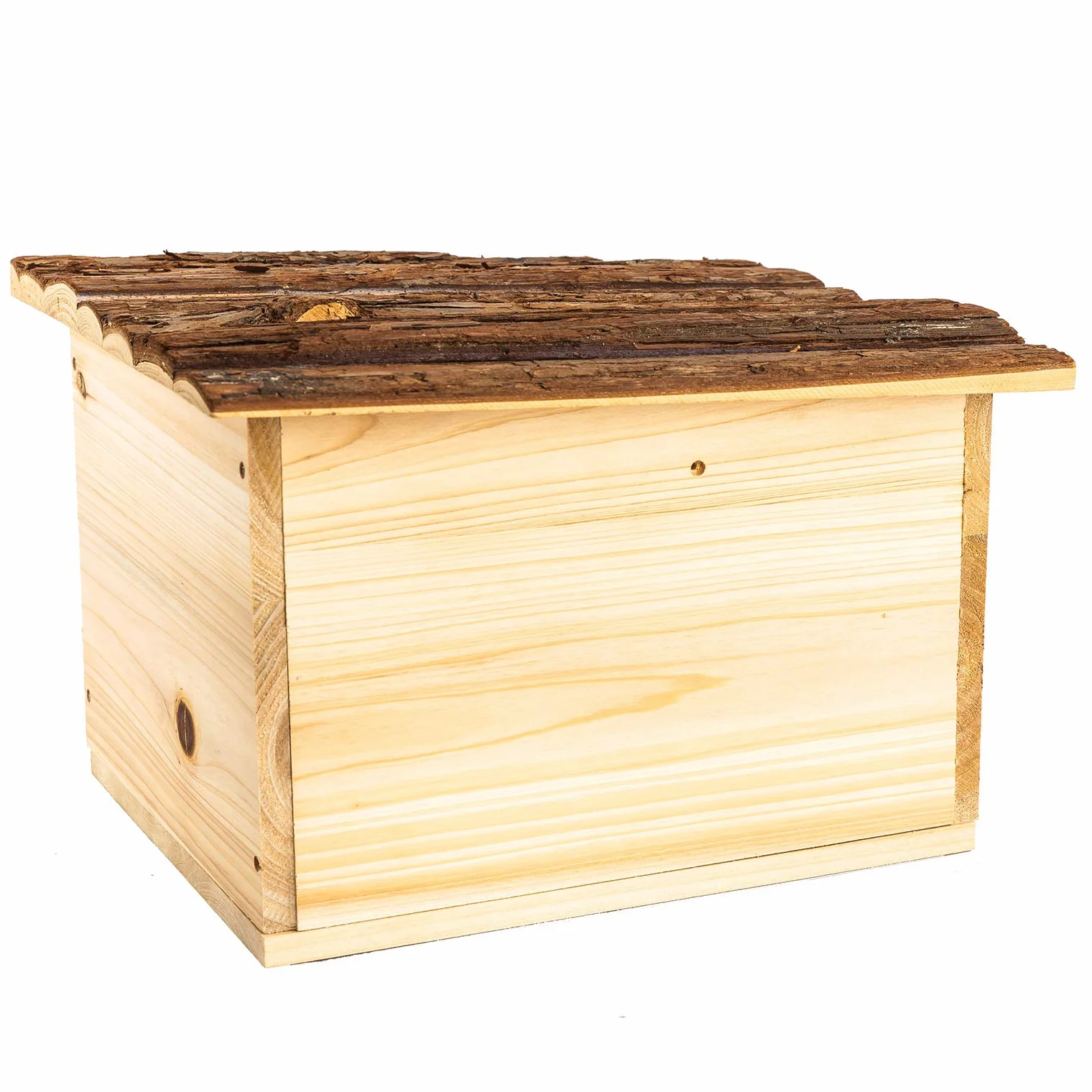 Casa per Ricci, in Legno, Rifugio per Ricci, Hotel per Ricci, Alloggio Invernale e Protezione per Ricci, incl. Tetto Rimovibile, ca. 32x26x22 cm