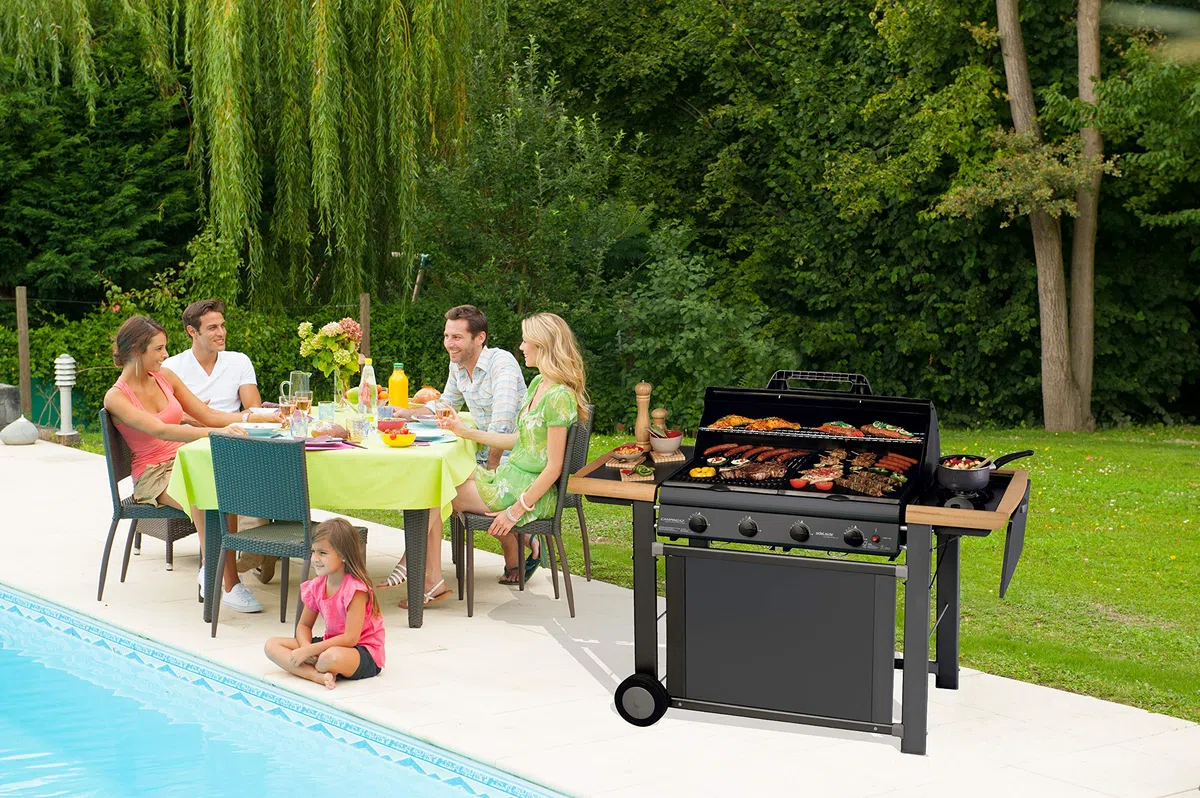 Campingaz Adelaide 4 Classic L Barbecue Gas 21 kW Acciaio Inox Griglia BBQ