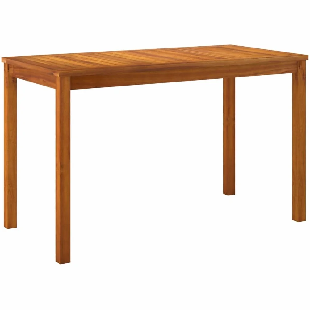 vidaXL Tavolo da Giardino 110x55x67 cm Legno Massello d'Acacia