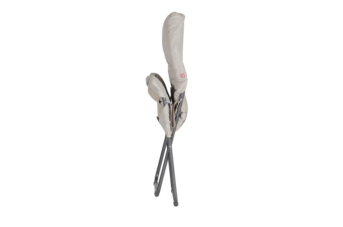 Fiam Fiesta Soft Sdraio Anatomica Regolabile da Esterno Telaio Acciaio Verniciato Antracite Tela Olefine Bianco Beige