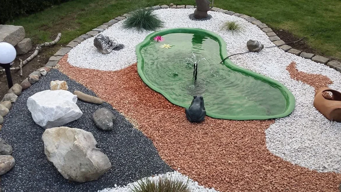 Giardini d'Acqua Laghetto Completo Kit MOD. Nemi + Filtro Interno Gda Uvc 1500 Stagno Artificiale 185 x 115 cm Pompa Inclusa Vasca Pesci Piante
