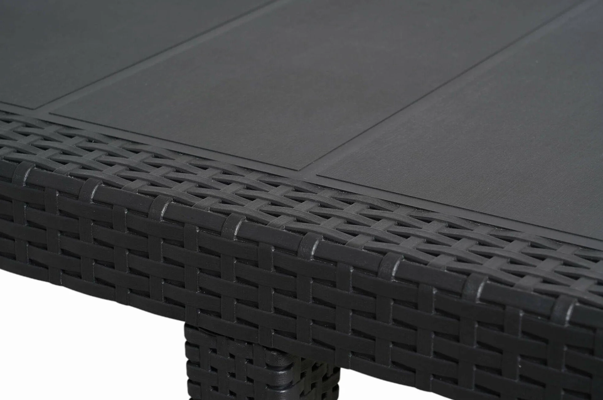 Tavolo da esterno Roma Ripiano rettangolare allungabile da pranzo 150/220x90h72 cm Antracite