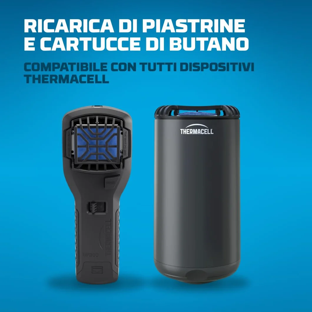 Thermacell Ricarica Antizanzare 21 m² 48 Ore Zona di Protezione