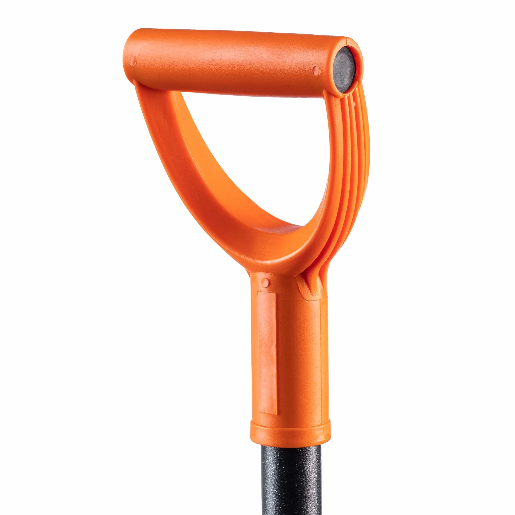 Spaziali di drenaggio Kadax, sponsor di drenaggio con mantello D, pala in acciaio, pala di pizzo con stelo, vanga da giardino ai fori, paletta di drenaggio, vanga (121 cm, nero/arancione)