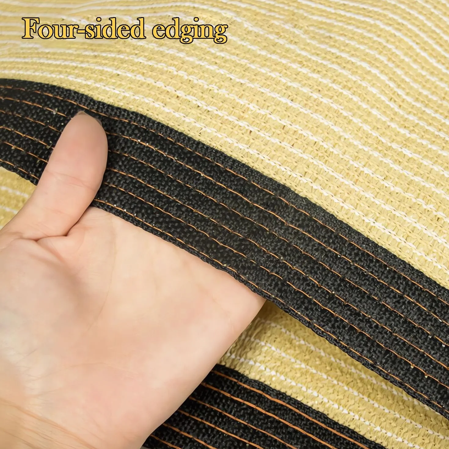 Vela Ombreggiante Rettangolare 3x6m Tenda a Vela Protezione UV 80-95%, Rete Ombreggiante Traspirante,Telo Parasole All'aperto per Giardino, Patio, Pergola, Giardino,Cortile