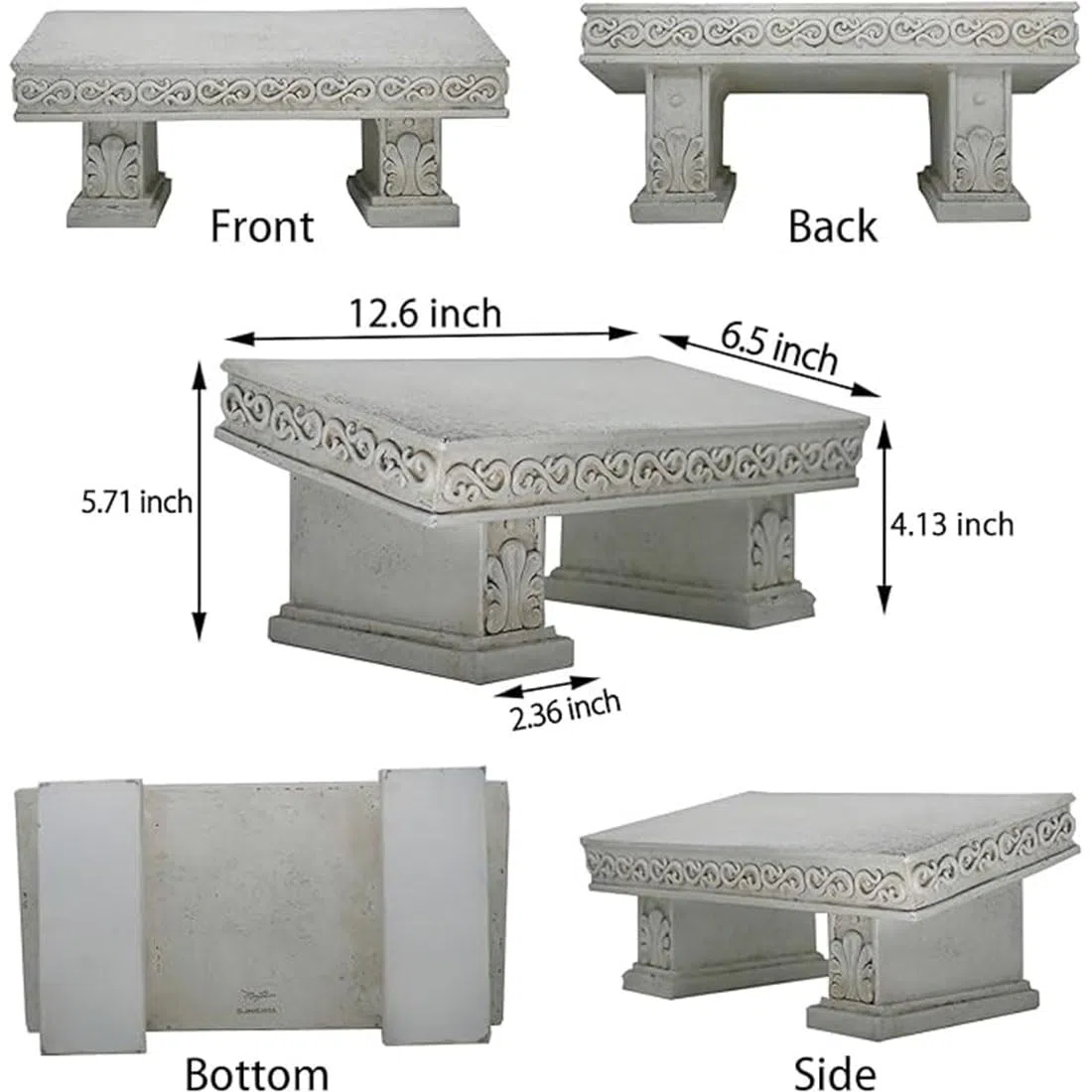 Personalizzato Human Memorial Bench Pietre con Photo Garden Stone Memorial Bench Placche per All'aperto Regali per Qualcuno che ha perso una persona amata o Pet Dog Cat