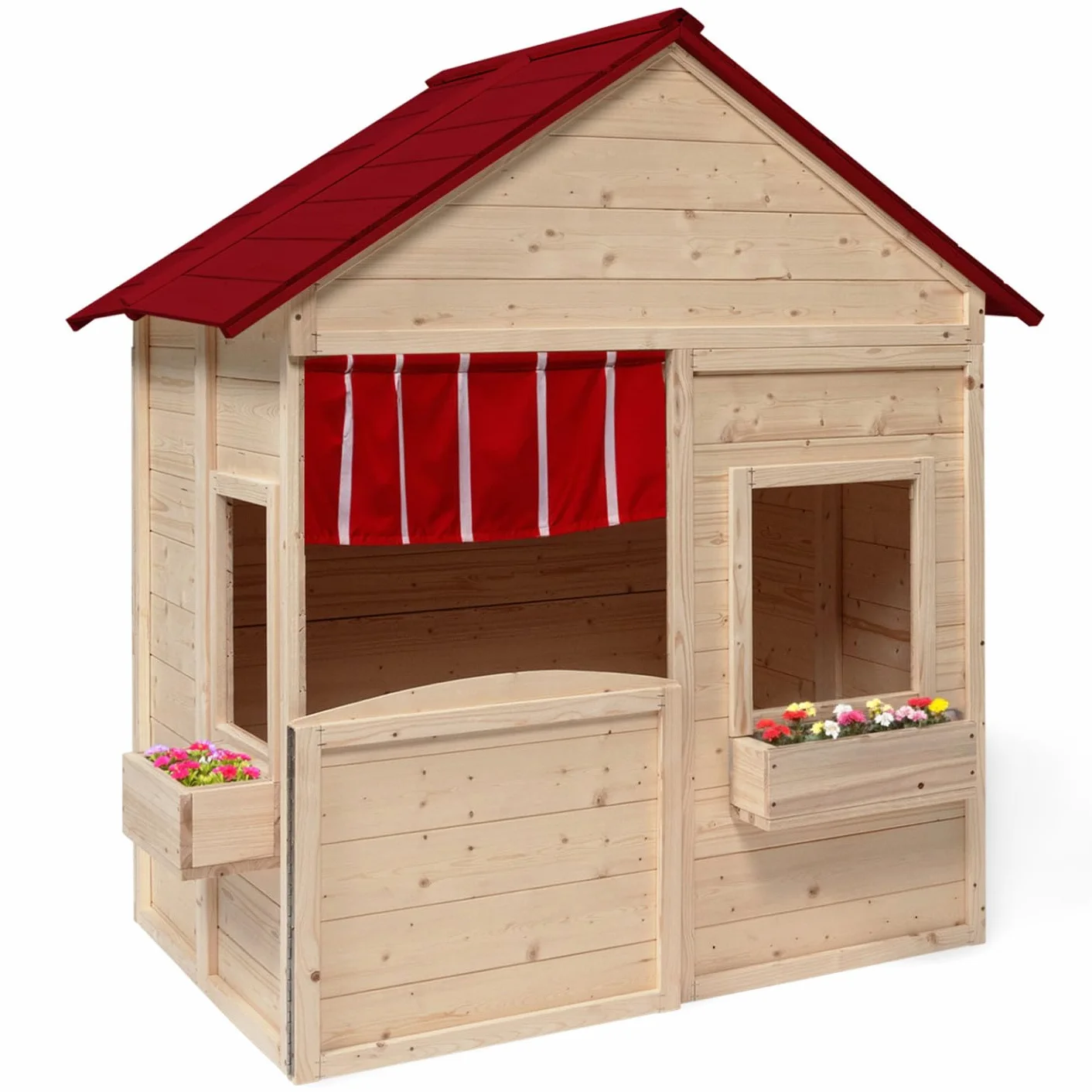 IDMarket - Adventure casetta in Legno per Bambini, casetta per Esterni