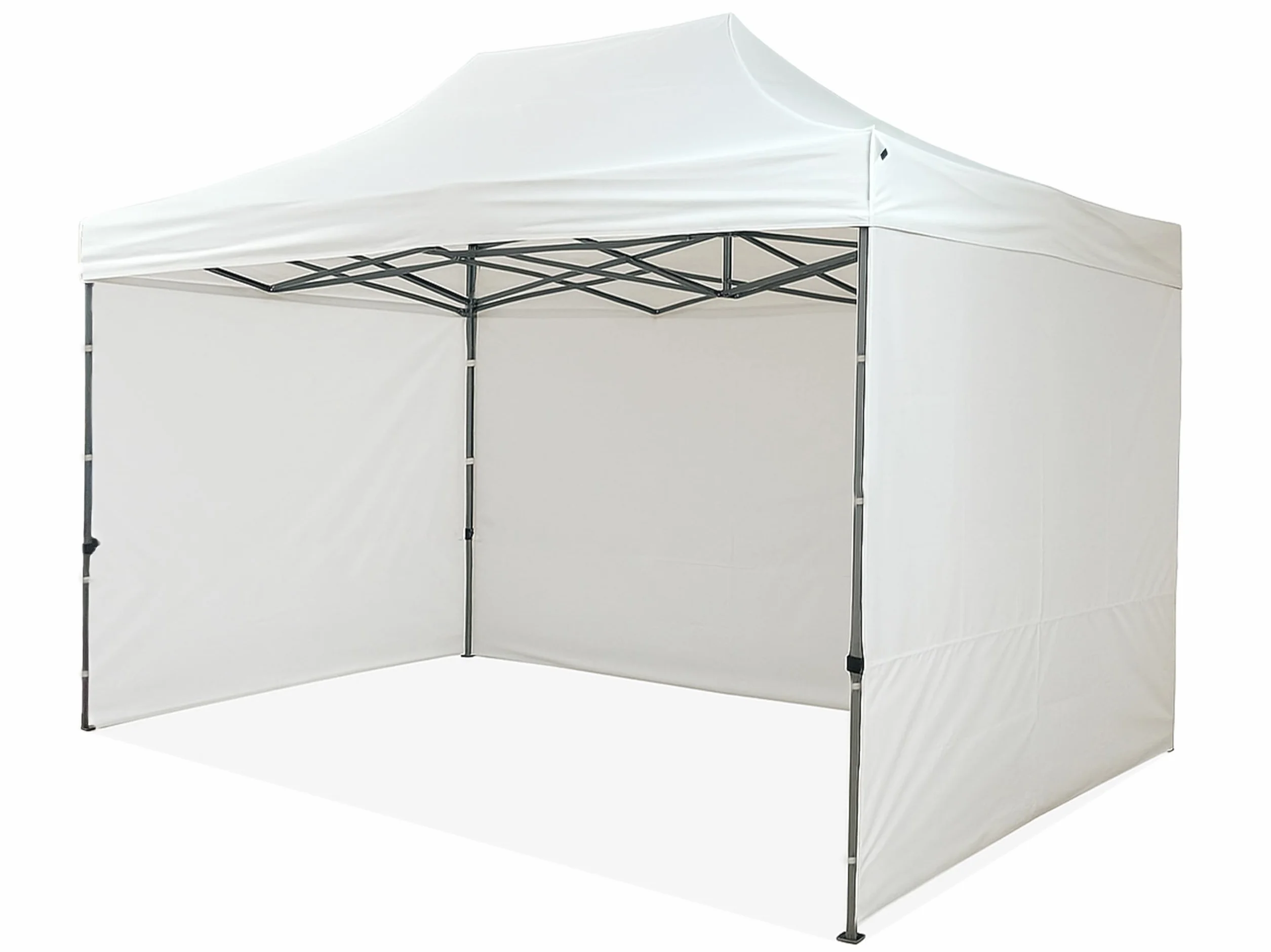 Gazebo Pieghevole Impermeabile 3x4,5 m Struttura Acciaio con Pareti Laterali