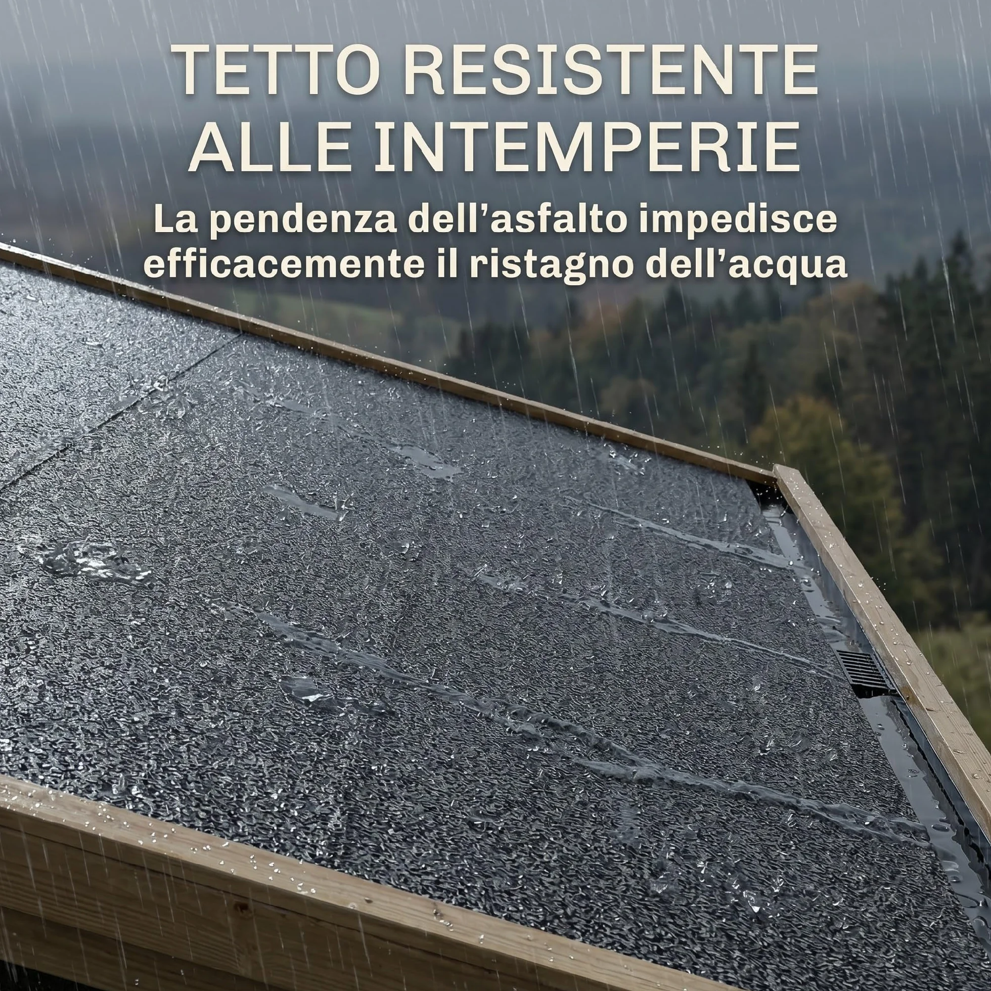 Outsunny Armadio da Giardino in Legno di Abete con Ante Ventilate e Kit Antiribaltamento, Casetta Porta Attrezzi da Esterno con Ripiani Rimovibili e Tetto Inclinato in Asfalto, Colore Legno
