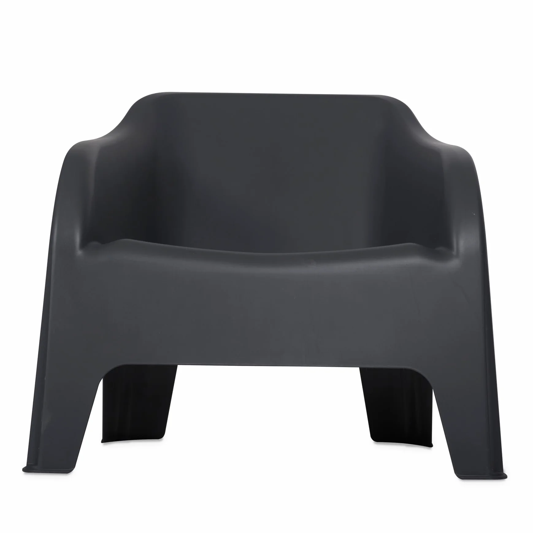 Toomax Poltrona Petra antracite scuro 79x76,5x70 cm impilabile in resina polipropilene resistente UV