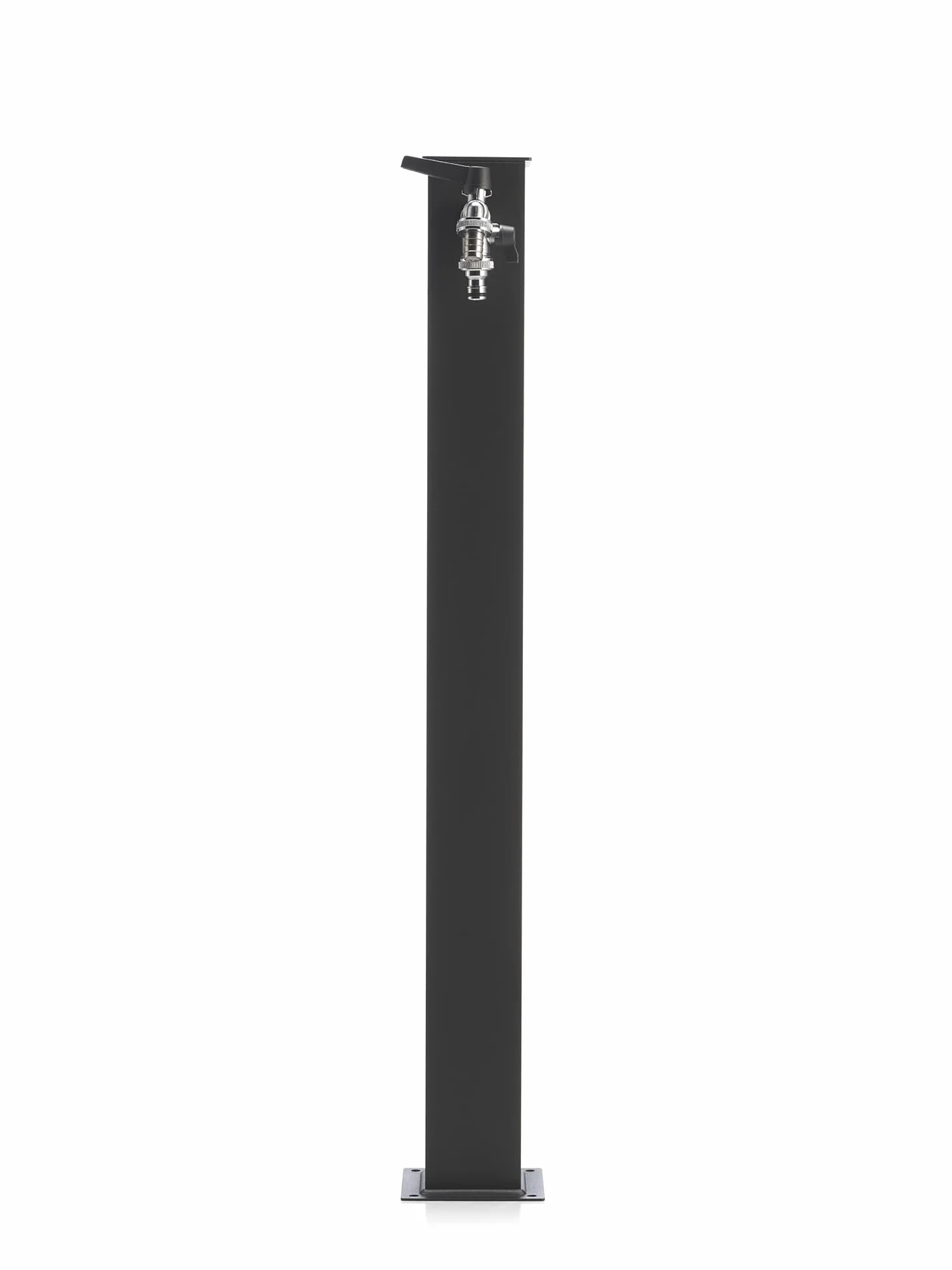 Belfer 42QRR Fontana da Esterno con Doppio Rubinetto e Gancio Porta Tubo dell'Acqua Colore Antracite
