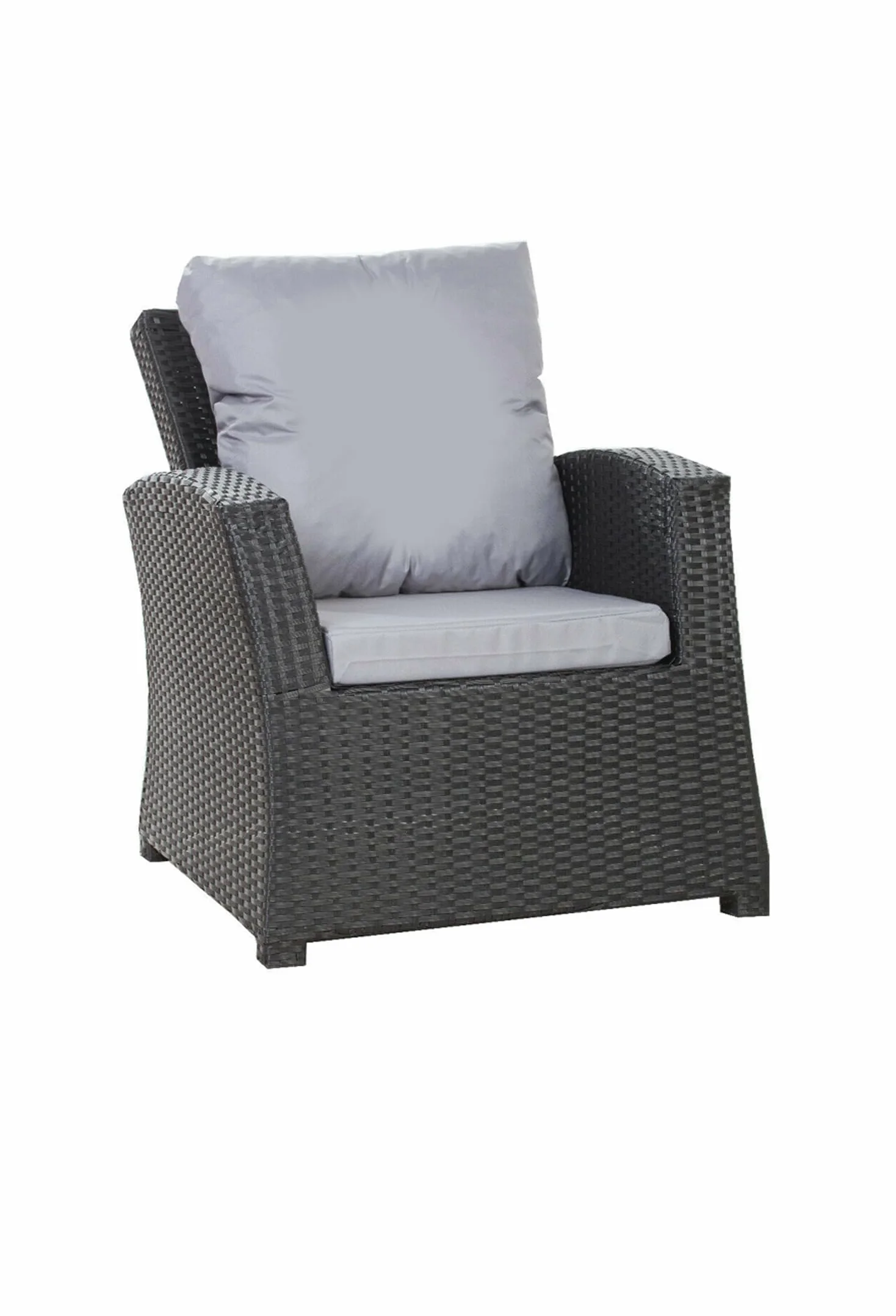 Cuscini Relax per Mobili da Giardino Set di 4, Imbottitura Morbida, Resistente alle Intemperie Grigio Chiaro