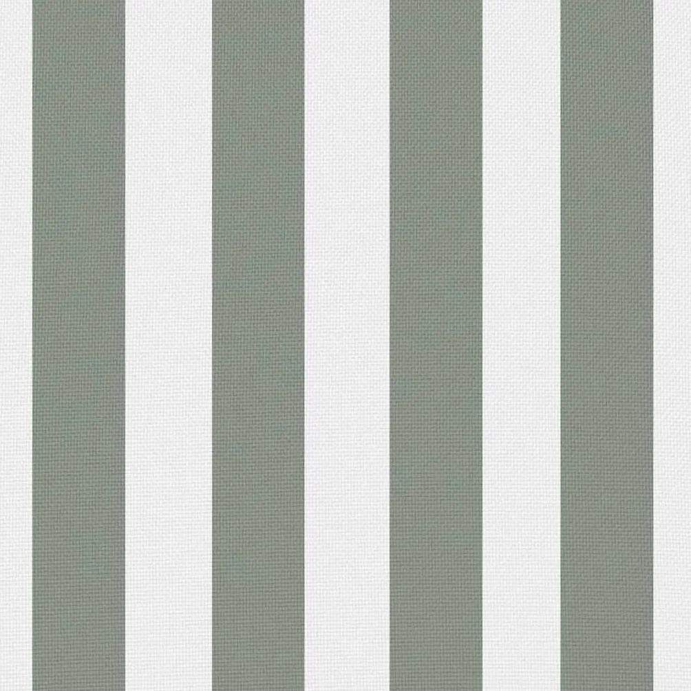 vidaXL 2X Cuscini da Esterno Guanciali Decorativi da Giardino Robusti Resistenti Sedie Divani con Cerniera in Poliestere Stampa a Righe 60x40 cm Grigi