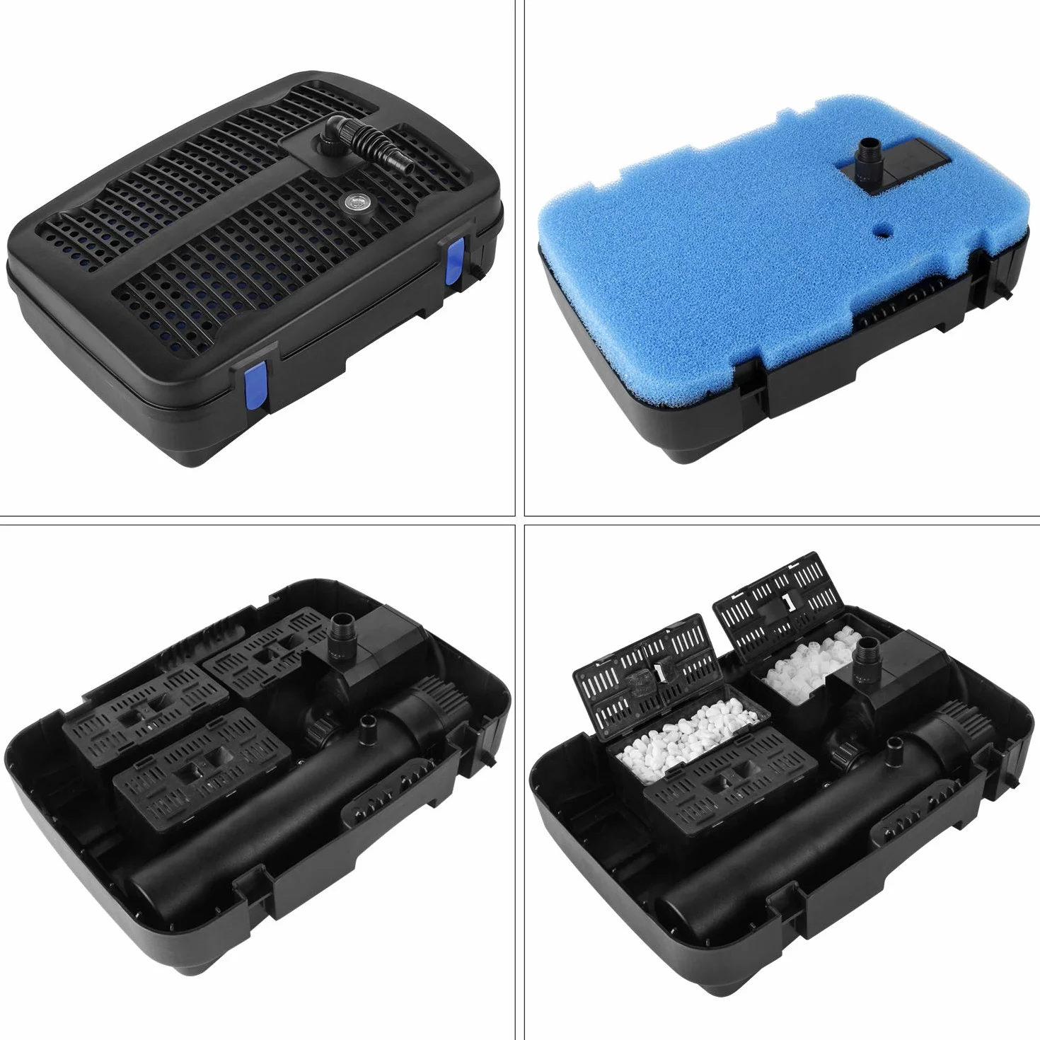 Forever Speed 4 in 1 Pompa per fontana con filtro 11 W UV chiarificatore 2500 l/h cavo 10 m