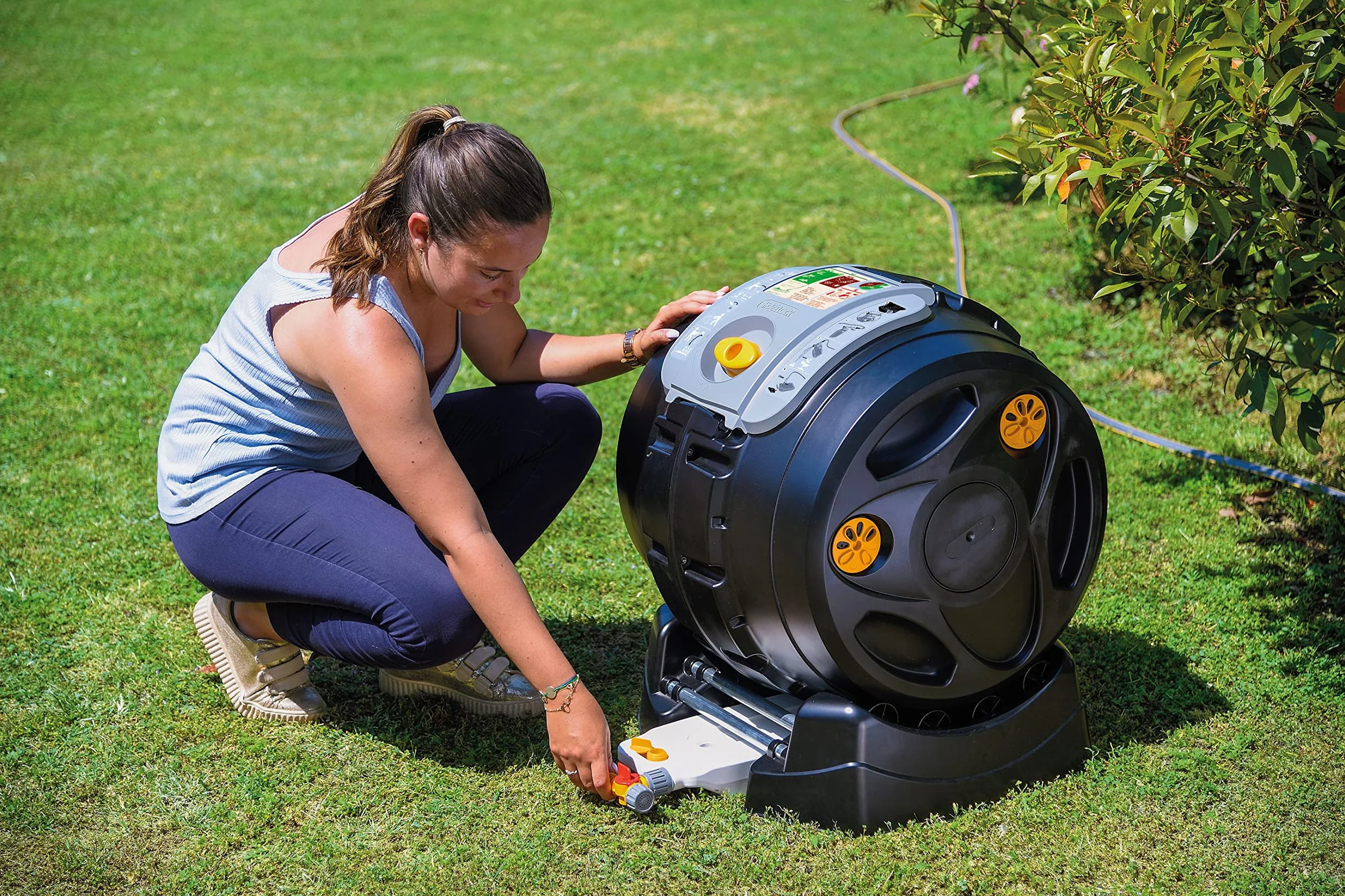 Hozelock Easymix Compostiera rotativa