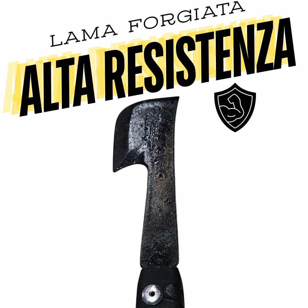 Vanghetto per Tartufi 100 cm | Manico in Alluminio Leggero, Lama Forgiata Alta Resistenza, Impugnatura Antiscivolo in ABS | Strumento Trifolatura Professionale Ergonomico (Bandiera)